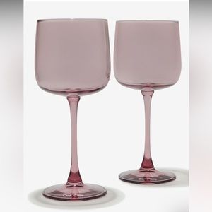 Our Place Tinted Wine Glasses Solid (Set Of 2)